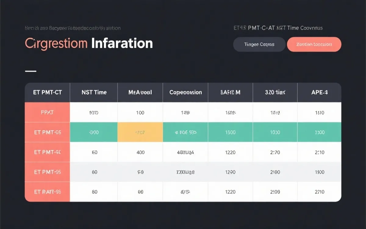 加拿大各时区换算对照表：以ET为基准的加减小时